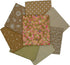 iNee Light Coffee Fat Quarters Fabric Bundles, Quilting Sewing Fabric, 18 x 22 inches,(Light Coffee)...