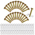 20 Set Shear Pins and Cotter Pins for Snowblower 738-04124A and 714-04040 Replacement Shear Pin Works with MTD Cub Cadet Troy Bilt Snowblower Snow...