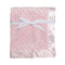 Baby Starters Textured Dot Blanket with Satin Trim, Pink 30" x 40"...