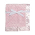 Baby Starters Textured Dot Blanket with Satin Trim, Pink 30" x 40"...