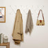 Wooden Wall Hanger Expandable Coat Rack Accordion Design 14 Peg Hooks for Hanging Storage Clothes, Hats,Caps,Scarves,Purses,Mug,Towels,Umbrella,Ac...