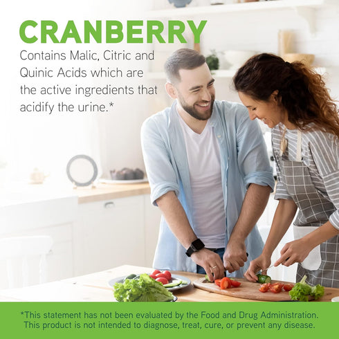 DAVINCI Labs Cranberry - Supports Urinary Tract Health* - Dietary Supplement with Citric Acid and Malic Acid from Cranberry Fruit Juice Powder - V...