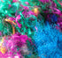 Saree Silk Fiber Multicolor Throwsters Waste for Felting, Spinning Fiber - 100 gm (3.52 oz)......