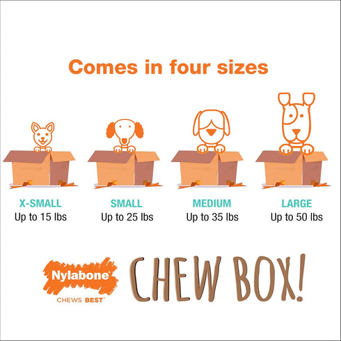 Nylabone Chew Toy Dog Surprise Box Variety Small/Regular (1 Count)...