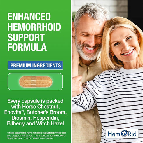 HemRid Max - Fast Hemorrhoid Relief. Get The Hemorrhoid Pills That Actually Work. Works in Just 2-5 Days....