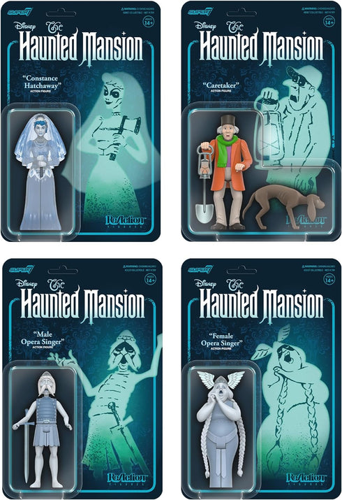 Super7 Disney Haunted Mansion Male Opera Singer - 3.75" Disney Action Figure with Accessory Classic Disney Collectibles and Retro Toys...