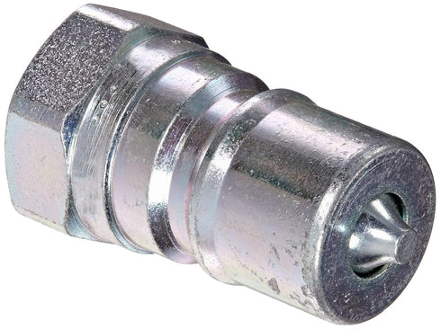 Dixon Valve H3F3 Steel ISO-B Interchange Hydraulic Fitting, Nipple, 3/8" Coupling x 3/8" - 18 NPTF Female...