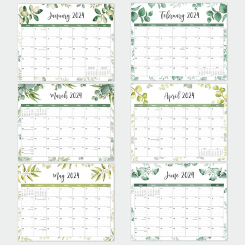 Magnetic Calendar for Fridge 2024-2025 - Fridge Calendar 15 x 12 Inches Runs From Now to Jun 2025 - Refrigerator Calendar Perfect for Planning, Or...