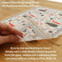 Suessie Disposable Placemats for Baby, Forest Animals (60 Count)...