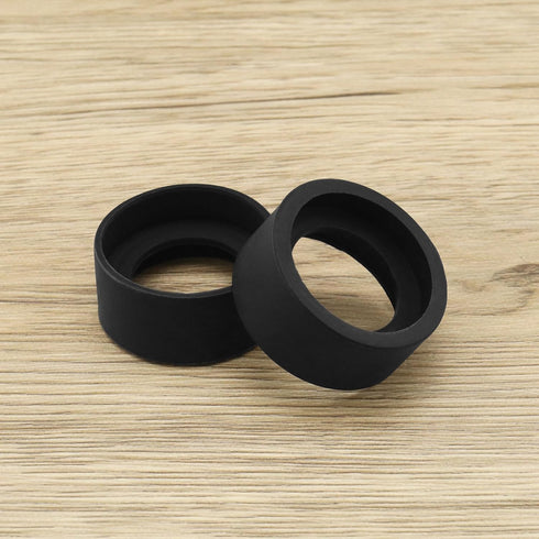 4Pcs 2 Pair 32-36mm Eyepiece Cover Eyepiece Binocular Eye Cups Guard Cups Stereo Microscope Accessory for Stereo Microscope, Soft Rubber, Flat Ang...