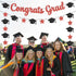 KatchOn, Glitter Congrats Grad Banner Red and Black - 10 Feet | Black and Red Graduation Banner, Grad Cap Garland for Grad Decorations Class of 20...