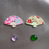 4 Pieces Fan Needle Minders, Magnetic Needle Nanny, Cross Stitch Embroidery Needlework Accessories...
