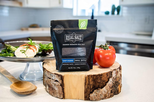 REDMOND Real Salt Chef’s Blend Smoked Salt, 14 oz pouch...