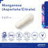 Pure Encapsulations Manganese (Aspartate/Citrate) | Hypoallergenic Trace Mineral Supplement for Connective Tissue and Bones | 60 Capsules...