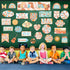 Class Rules Bulletin Board Decorations Groovy Classroom Rules Motivational Bulletin Board Cutouts Retro Class Rules Bulletin Board Behavior Educat...