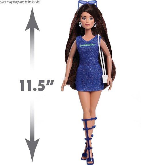 Latinistas Fashion Pack “Dance Night” 7 Piece Outfit and Accessories for 11.5-inch tall Latinistas Dolls, Kids Toys for Ages 3 Up, Designed and De...