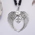Memorial Car Charm Angel Wings, Memorial Gifts for Loss of Mother, Sympathy Gifts for Loss of Loved One in Heaven, in Memory of Mom Rear View Mirr...