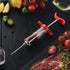 JY COOKMENT Meat Injector Syringe, 1-oz Marinade Flavor Injector with 2 Professional Needles,1 Cleaning Brushes...