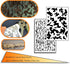 2 Pack Mylar Camo Stencils Camouflage Gun Paint RC Mask Model Hexagon...