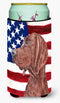 Caroline's Treasures SC9635TBC Redbone Coonhound with American Flag USA Tall Boy Hugger Can Cooler Sleeve Hugger Machine Washable Drink Sleeve Hug...