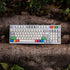 PBT Grey Beige Keycaps Set Cherry Profile 141 Keys Custom Dye-Sub Retro Keyboard Keycaps for 60% 65% 70% 100% Cherry Gateron MX Switches Mechanica...