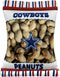 Pets First NFL Dallas Cowboys Crinkle FINE Plush Dog & CAT Squeak Toy - Cutest Stadium Peanuts Snack Plush Toy for Dogs & Cats with Inner Squeaker...