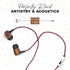 Earth-Budz - Genuine Wood Earbuds, in-Ear Noise-Isolating Headphones, with in-line Microphone. (Earth Diver)...