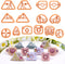 Puocaon Camping Polymer Clay Cutters - 14 Pcs Clay Cutters for Polymer Clay Earrings Making, 3D Print Camper Theme Polymer Clay Cutters, Compass V...