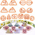 Puocaon Camping Polymer Clay Cutters - 14 Pcs Clay Cutters for Polymer Clay Earrings Making, 3D Print Camper Theme Polymer Clay Cutters, Compass V...
