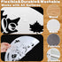 Chuangdi 16 Pcs Large Round Stencils for Painting on Wood Welcome Summer Stencils Welcome Seasonal Reusable Stencils Snowflake Plastic Templates D...