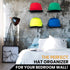 Boxy Concepts Hat Rack for Wall - Pack of 4 Premium Hat Organizer for Baseball Caps - Hat Storage, Hat Holder, & Hanger Your Ball Caps - Plastic W...