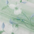 MRTREES Sheer Tier Curtains Rod Pocket, Short Voile Cafe Curtains, Floral Embroidered Kitchen Tiers Small Half Window Treatment for Basement/Bathr...