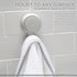 Bath Bliss 2 Pack Power Lock Gel-Suction Hooks | Shower and Bathroom Hook | Towel | Robe | Loofahs | Bags | Jackets | Easy Release | No Tools Requ...