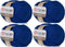 4 Skeins YarnArt Jeans 55% Cotton 45% Acrylic Yarn Blend Thread Crochet Hand Knitting Art Lot of 4skn 200 gr 696 yds (47-Navy Blue)...