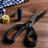 LIVINGO 9.5” Sharp Fabric Scissors, All Purpose Heavy Duty Titanium Coated Premium Forged Stainless Steel Tailor Dressmaking Sewing Shears Comfort...