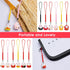 12 Pcs Lucky Cat Keychain Phone Charms Strap Fengshui Fortune Japanese Beckoning Cat Maneki Neko Pendant Good Health Mascot Avoid Evil Pendants...