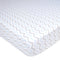 TL Care 100% Natural Cotton Fitted Crib Sheet 52" x 28" - Soft, Breathable, Hypoallergenic & Gentle Toddler Bed Sheet, Blue Zigzag, Neutral for Bo...