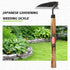 Japanese Garden Hoe for Weeding Sickle, Hoe Garden Tool Hand Grass Sickle, Weeding Tool for Gardening with High Carbon Steel Blade for Cutting Gra...