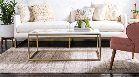 Unique Loom Del Mar Collection Area Rug - Abigail (2' 2" x 3' 1" Rectangle, Beige/ Ivory)...
