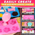 2 Pcs Dog Treat Molds for Baking and Freezing – Bone & Paw Shaped Silicone Dog Treat Mold, Non-Sticking, Blue & Pink – Easy Release Design for Hom...