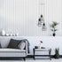 Erfoni Black and White Peel and Stick Wallpaper Modern Herringbone Contact Paper Bathroom 17.7inch x 78.7inch Geometric Removable Wall Paper Peel ...
