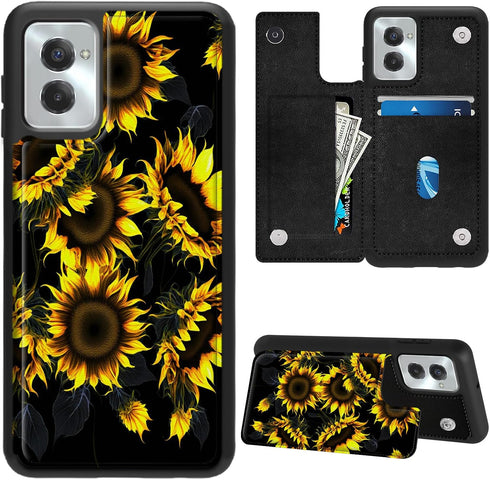 for Moto G Power 5G 2024 Case Wallet Case with Card Slots & Kickstand PU Leather Cover Soft TPU Protective Phone Case for Motorola Moto G Power 5G...