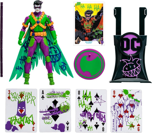 McFarlane Toys - DC Multiverse Red Robin (Jokerized) Gold Label, 7in Action Figure...