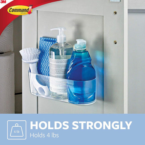 Command Large Caddy, Organize Damage-Free, 1 caddy, 4 strips (HOM-15)...