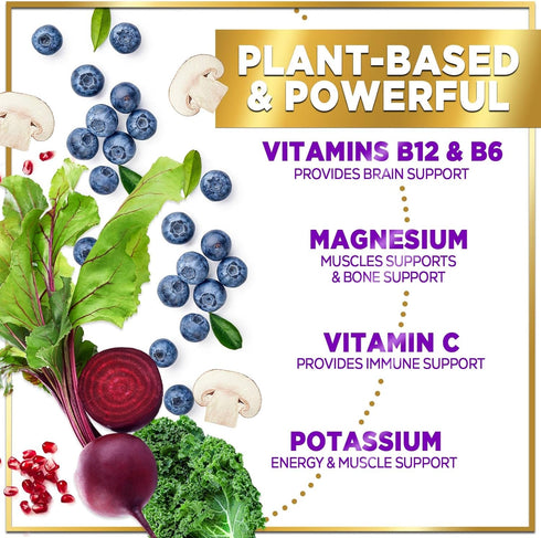 Super Greens Powder, Green Drink Smoothie Mix with 20+ Superfoods for Energy Support, Spirulina, Chlorella, Mushrooms, Antioxidants & Digestive En...
