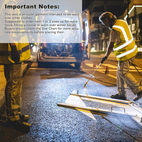 XPCARE 2-Pack Reflective Safety Vest For Women Men - High Visibility Security Vest- Pockets and Zipper Front - Neon Green Color...