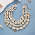 Firstmeet Layed Cowrie Shell Necklace With Glod Coin Pendant Handmade Hawaiian Puka Seashell Choker...
