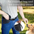 Dog Treat Pouch For Pet Training Puppy With Clip & Flip Cover Silicone Dog Treat Bag Strong Magnet Closure For Dog Trainer Walking -Black...