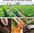 Weed Puller Tool Durable Garden Weed Pulling Tool Portable Garden Weeder Tool for Vegetable Gardening Backyard Farm Planting and Weeding (Wooden H...