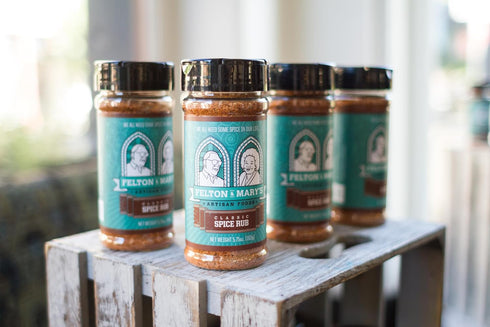 Felton & Mary's Classic Spice Rub - 5.75 oz - Amazing seasoning for chicken, pork, beef, fish, egg and vegetables. Great for Grilling...